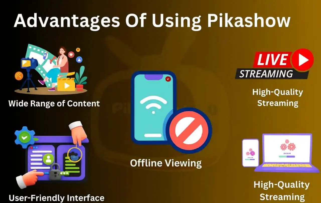 Pikashow APK Advantages